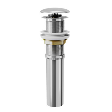 Донный клапан для раковины (умывальника) DK DC9001 1/4" клик-клак, хромированная крышка